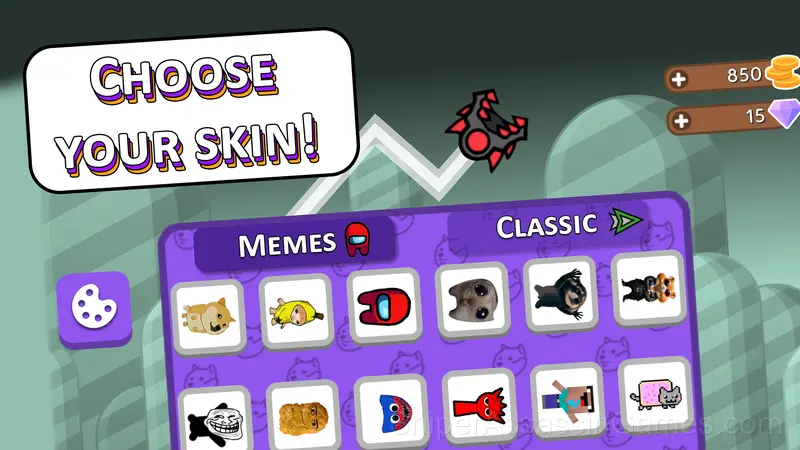 Meme Dash: Battle 2! gameplay screenshot 2