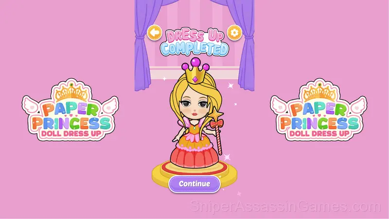 Paper Princess: Doll Dress Up gameplay screenshot 3