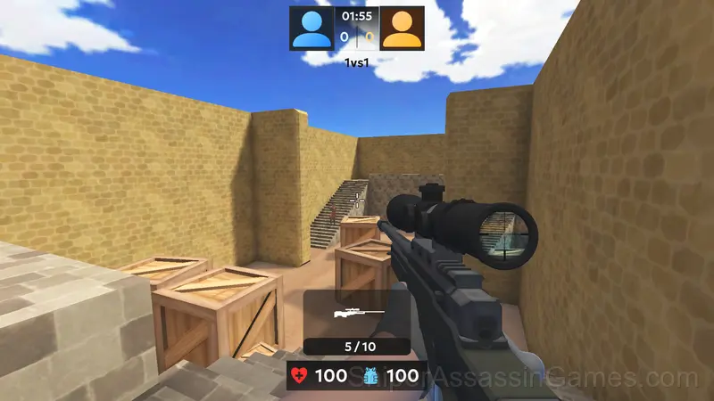 CS: 1 vs 1 gameplay screenshot 1