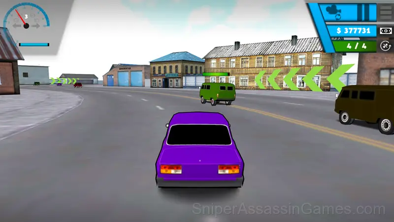 Racing in our cars gameplay screenshot 2