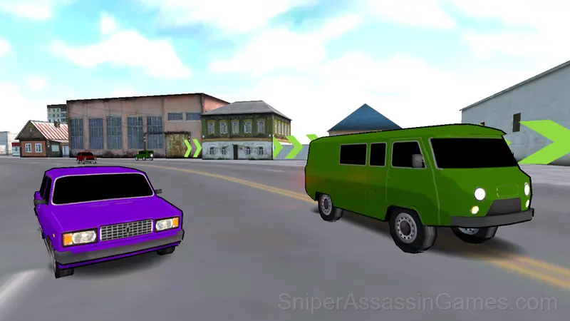 Racing in our cars gameplay screenshot 3