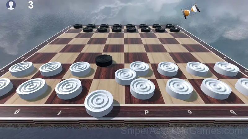 In Chapaev with a computer! gameplay screenshot 1