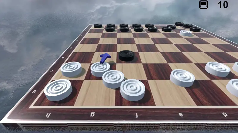 In Chapaev with a computer! gameplay screenshot 3