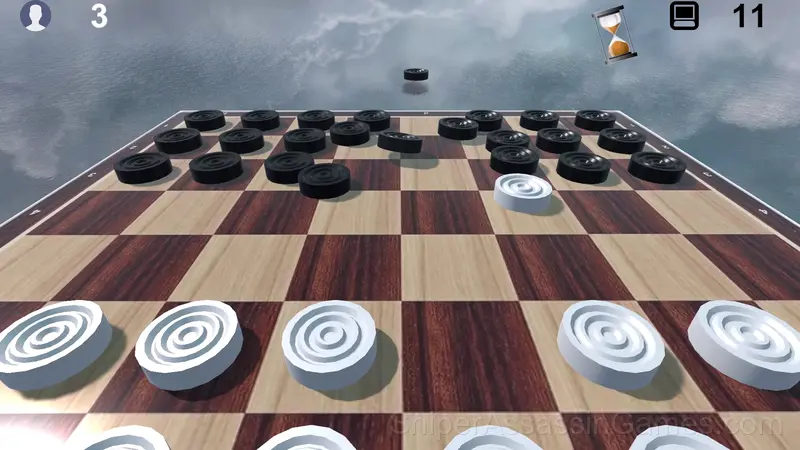 In Chapaev with a computer! gameplay screenshot 6