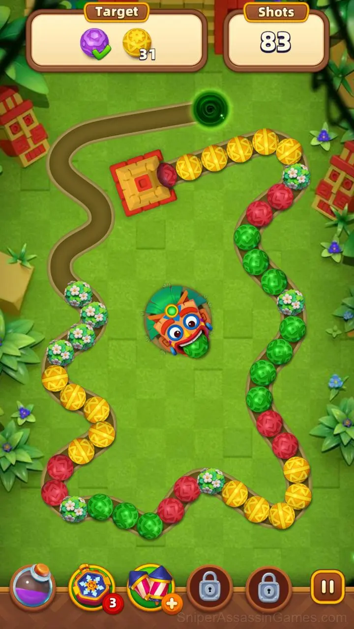 Marble Shoot Blast gameplay screenshot 1