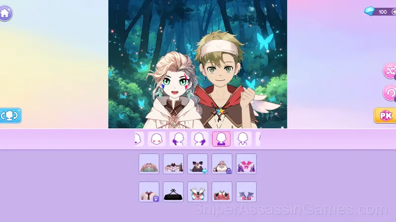 Anime Couple: Avatar Maker gameplay screenshot 3