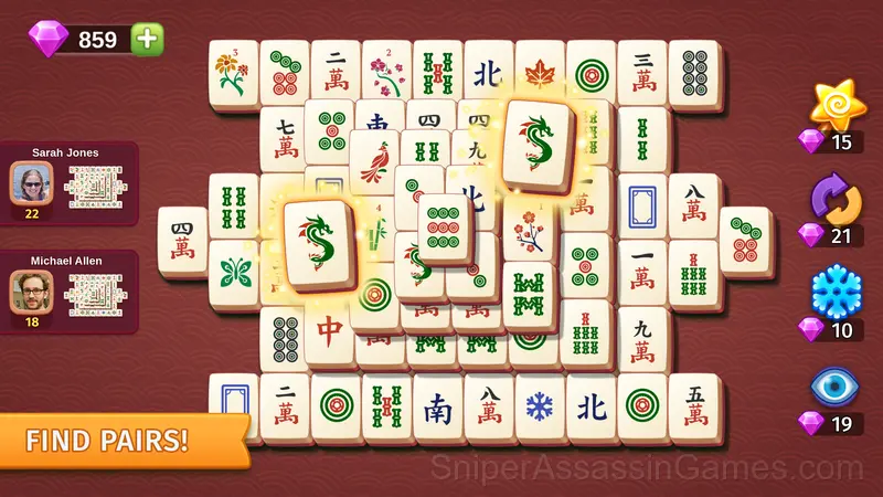 Mahjong Online gameplay screenshot 1