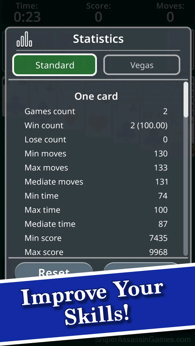 Solitaire Klondike Vegas gameplay screenshot 6
