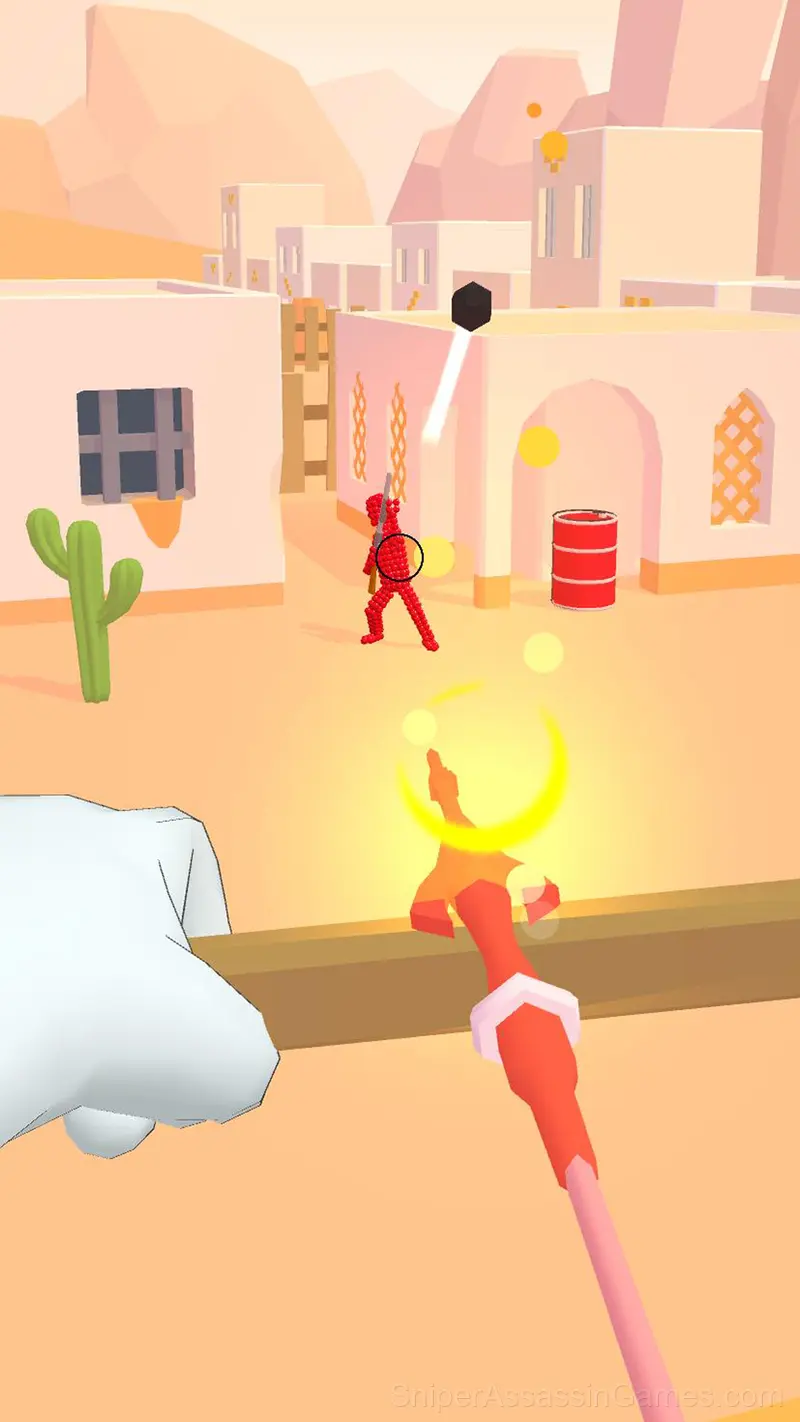 Archer: Shooting Arrows at Reds gameplay screenshot 1