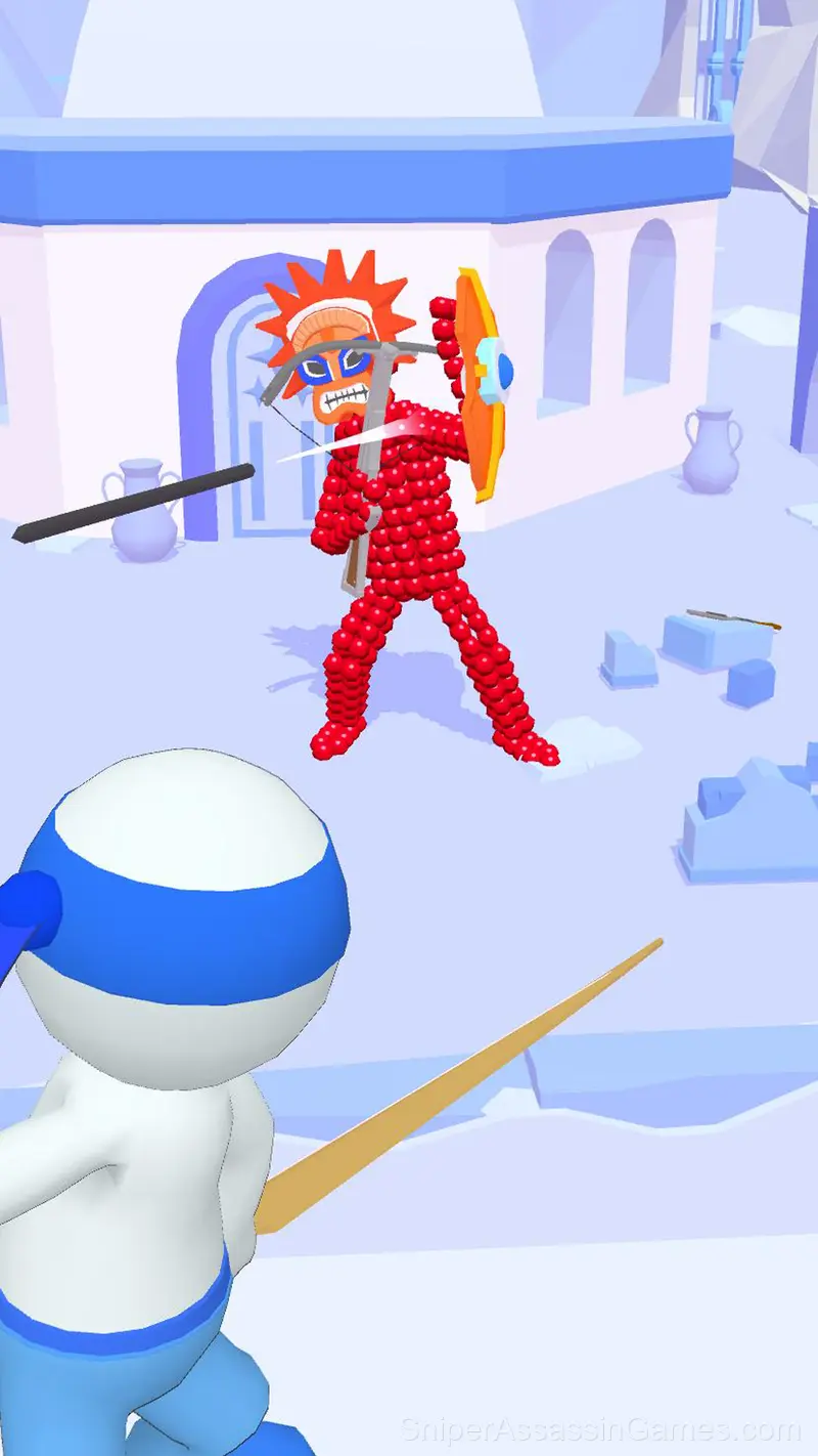 Archer: Shooting Arrows at Reds gameplay screenshot 2