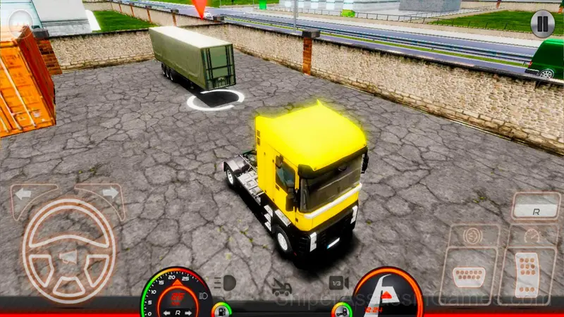 Long-haul trucking simulator gameplay screenshot 2