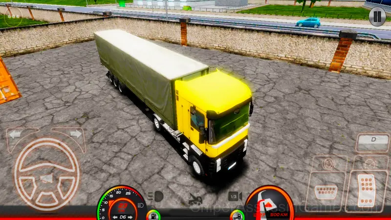 Long-haul trucking simulator gameplay screenshot 3