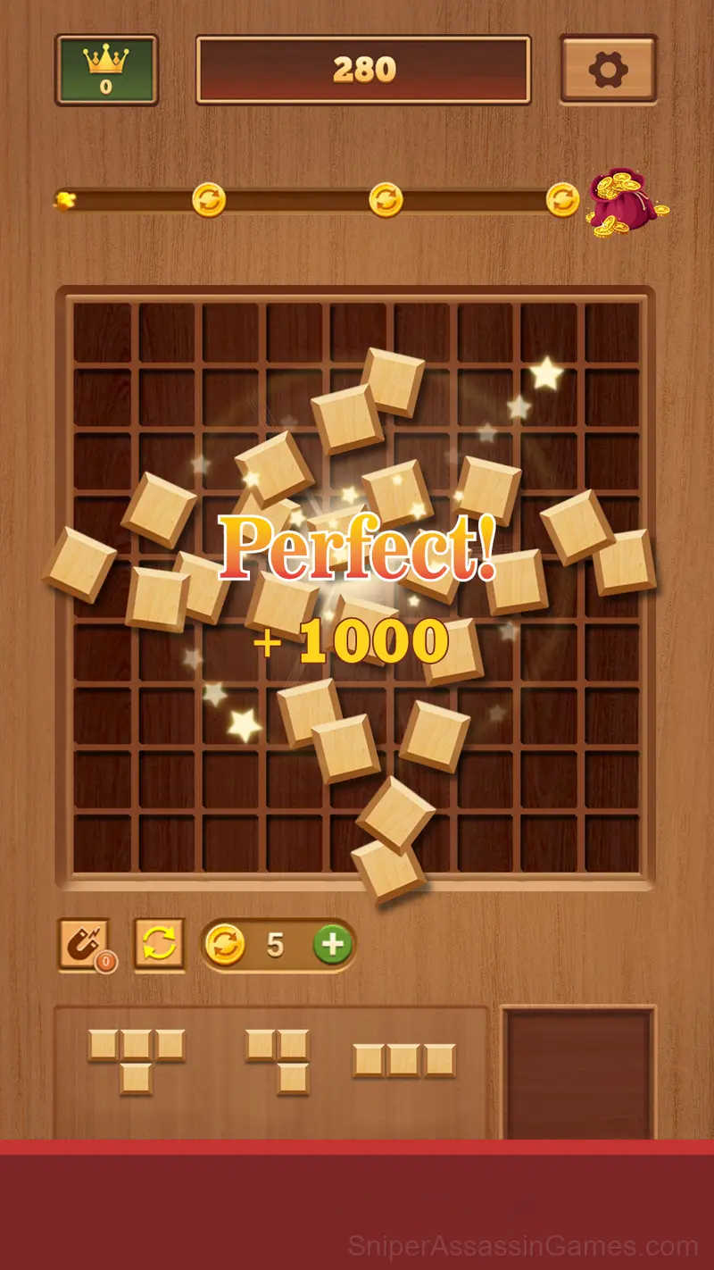 Wood Block Puzzle gameplay screenshot 3