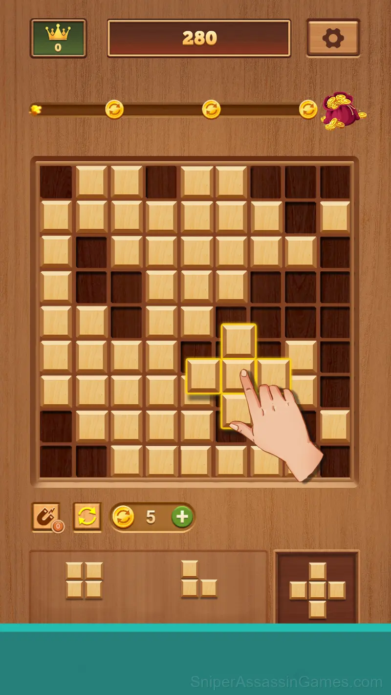 Wood Block Puzzle gameplay screenshot 5