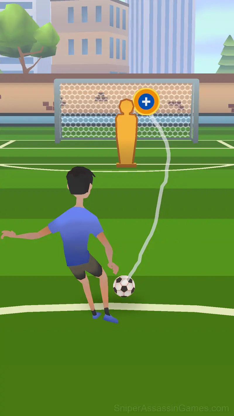 Flick Goal gameplay screenshot 1