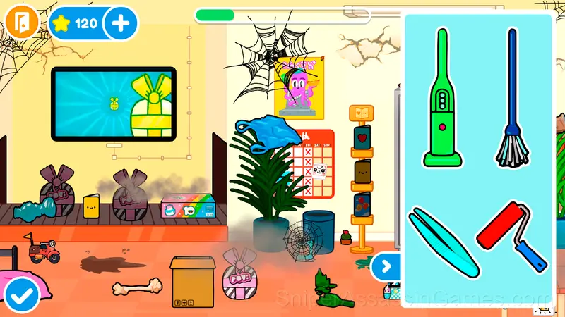 Toca World Cleaning gameplay screenshot 2
