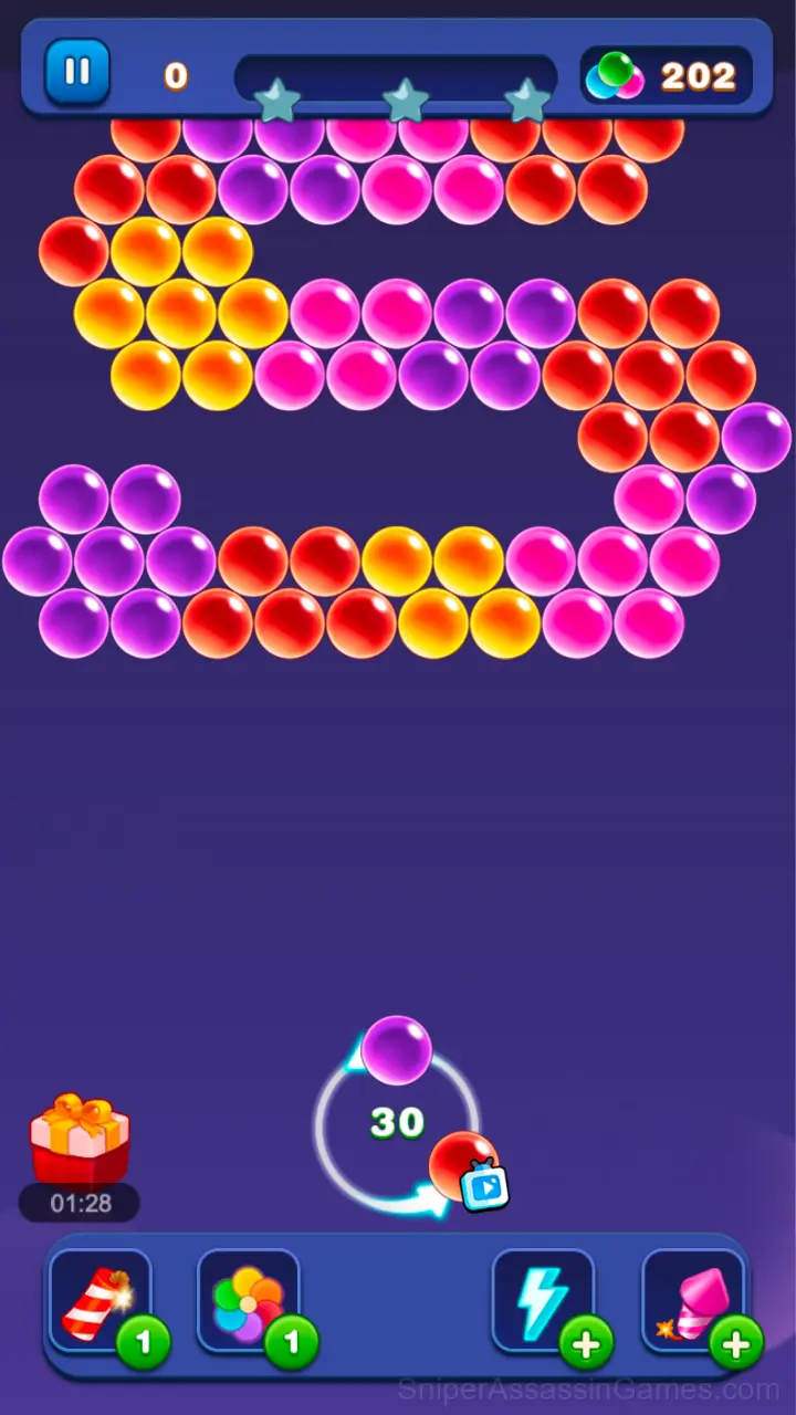 Bubble Shooter: Wave of Luck gameplay screenshot 1