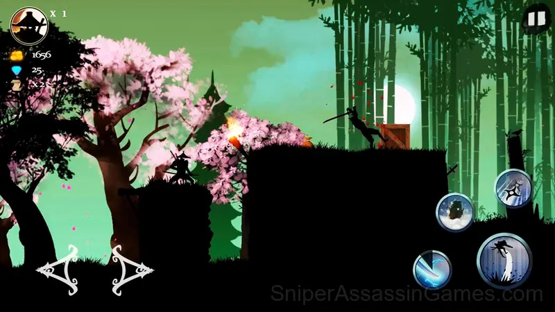 Ninja: Dark Force gameplay screenshot 1