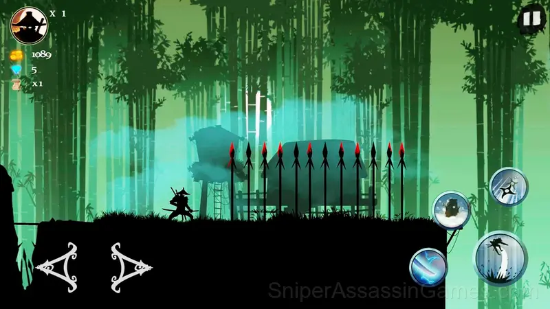 Ninja: Dark Force gameplay screenshot 2