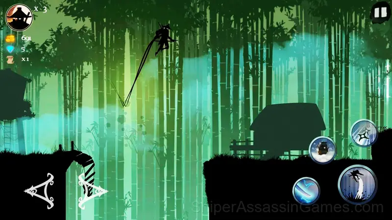 Ninja: Dark Force gameplay screenshot 3