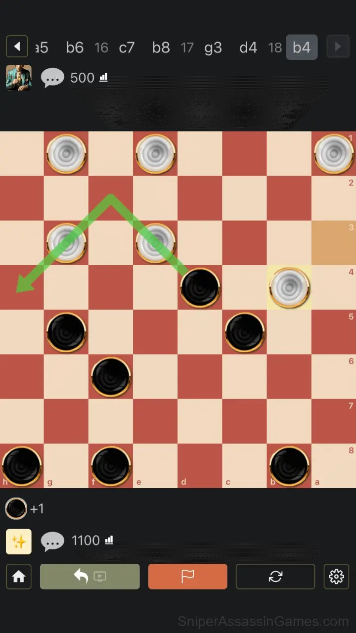 Russian Checkers gameplay screenshot 2