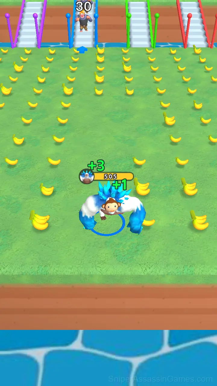 Monkey Battle gameplay screenshot 2