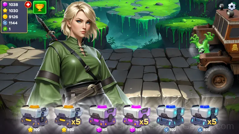 Amazons vs. Zombies gameplay screenshot 1