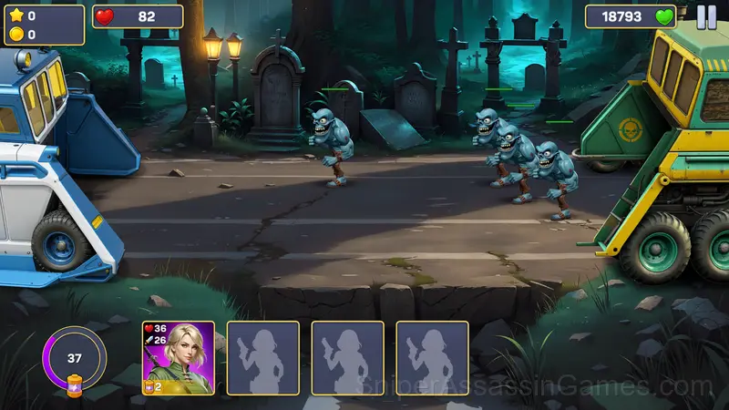 Amazons vs. Zombies gameplay screenshot 4