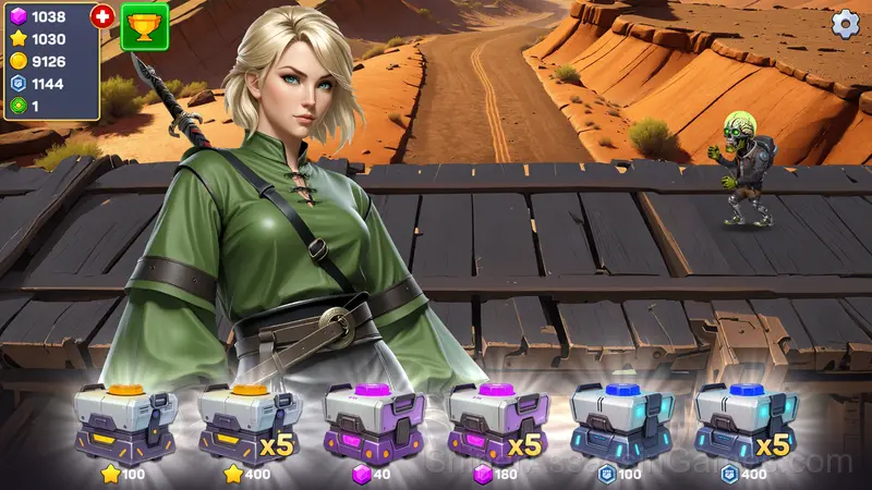 Amazons vs. Zombies gameplay screenshot 5