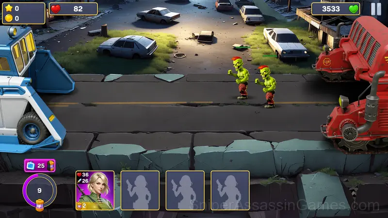 Amazons vs. Zombies gameplay screenshot 6