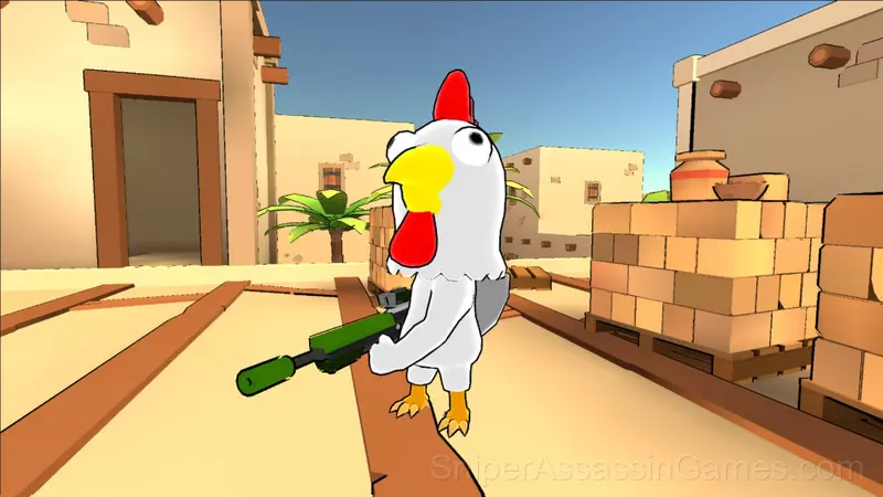Chicken Strike gameplay screenshot 1