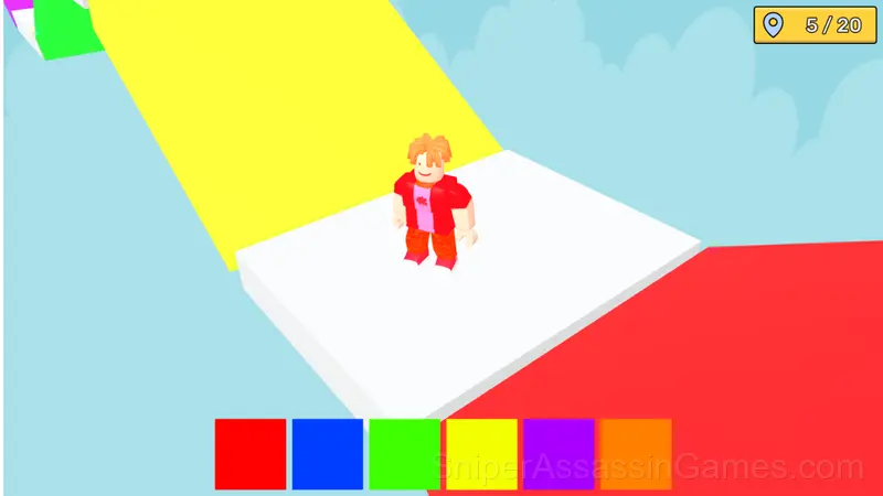 Obby, but you're changing colors! gameplay screenshot 4