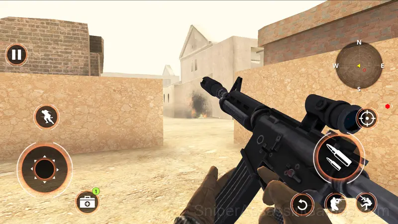 FPS Commando: 3D Shooter gameplay screenshot 1