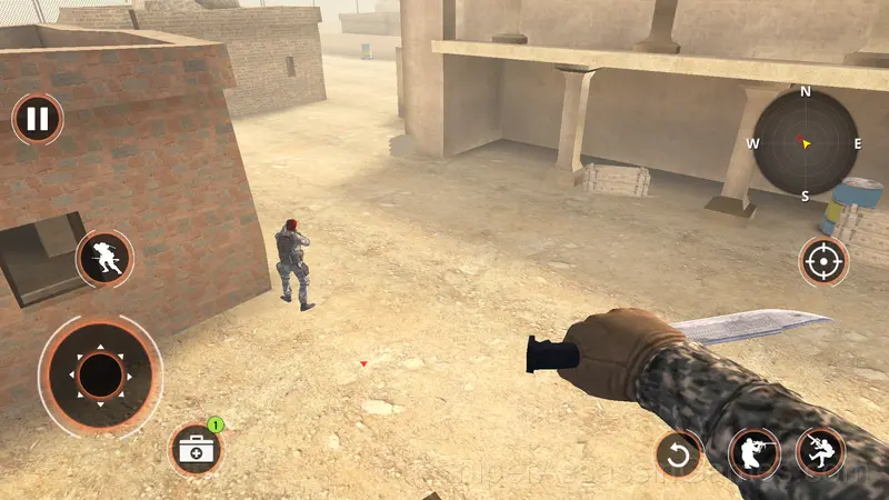 FPS Commando: 3D Shooter gameplay screenshot 2