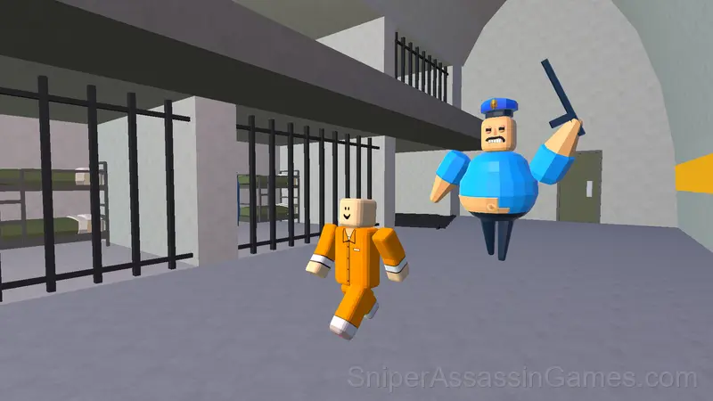 Barry Prison: Parkour Escape! gameplay screenshot 1