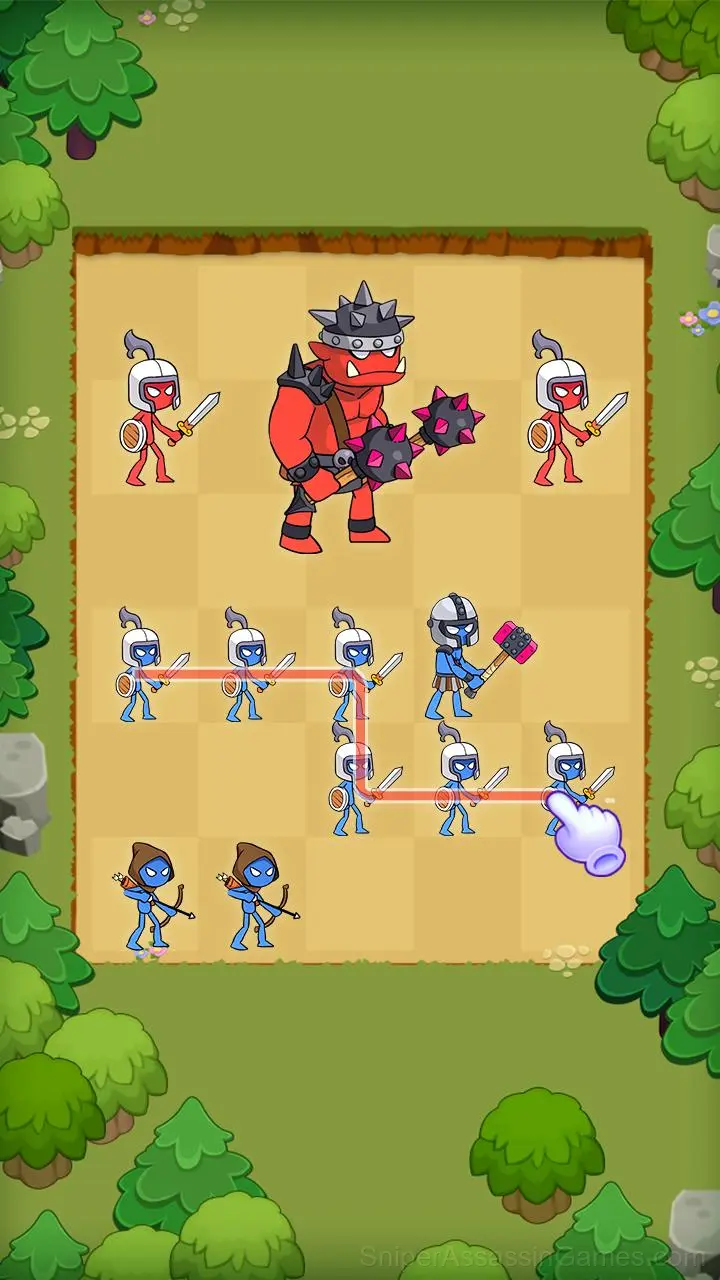 Merge Master: Stick War Legacy gameplay screenshot 1