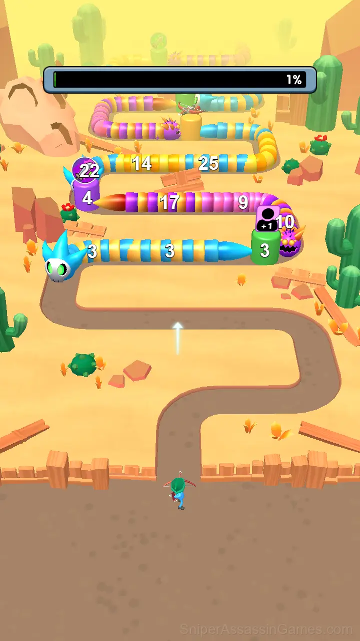 Arrow Guard Defense gameplay screenshot 2