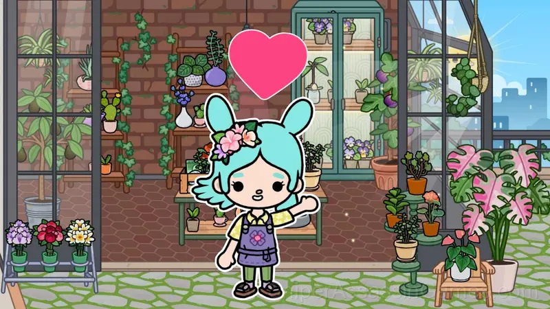 Toca World: A house with a roof garden gameplay screenshot 1