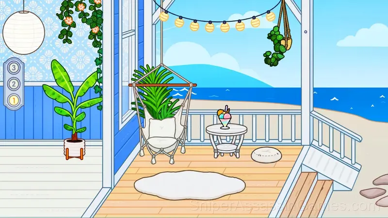 Toca World: A house with a roof garden gameplay screenshot 5