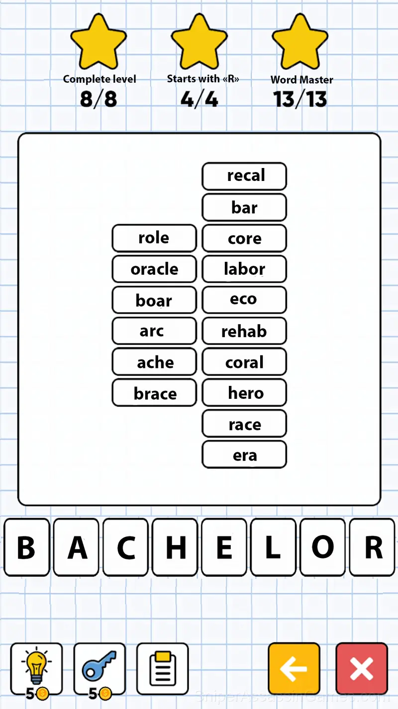 Make Words from Words gameplay screenshot 2
