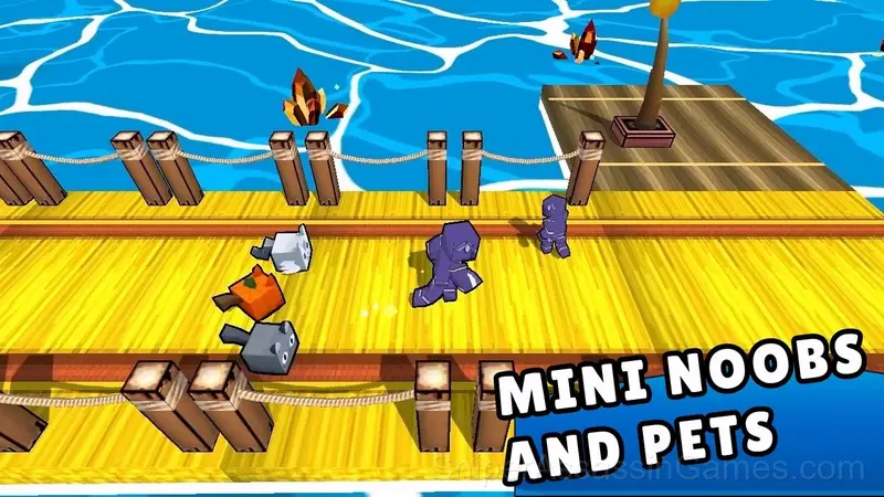 Noob Raft: Ocean Survival gameplay screenshot 3
