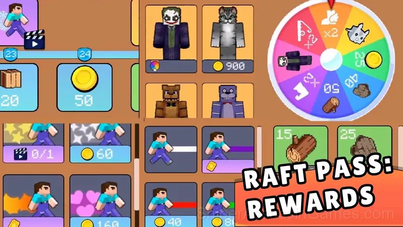 Noob Raft: Ocean Survival gameplay screenshot 4