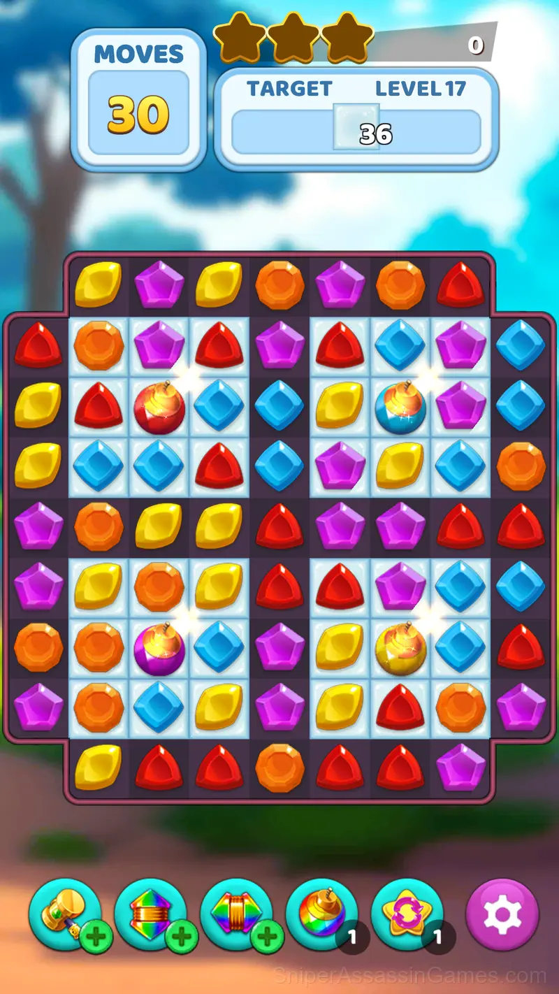 The Mystery of Jewels: Adventure - Match 3 gameplay screenshot 3