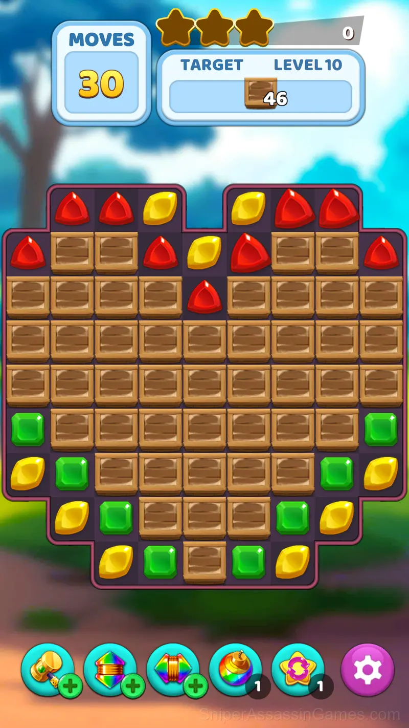 The Mystery of Jewels: Adventure - Match 3 gameplay screenshot 4