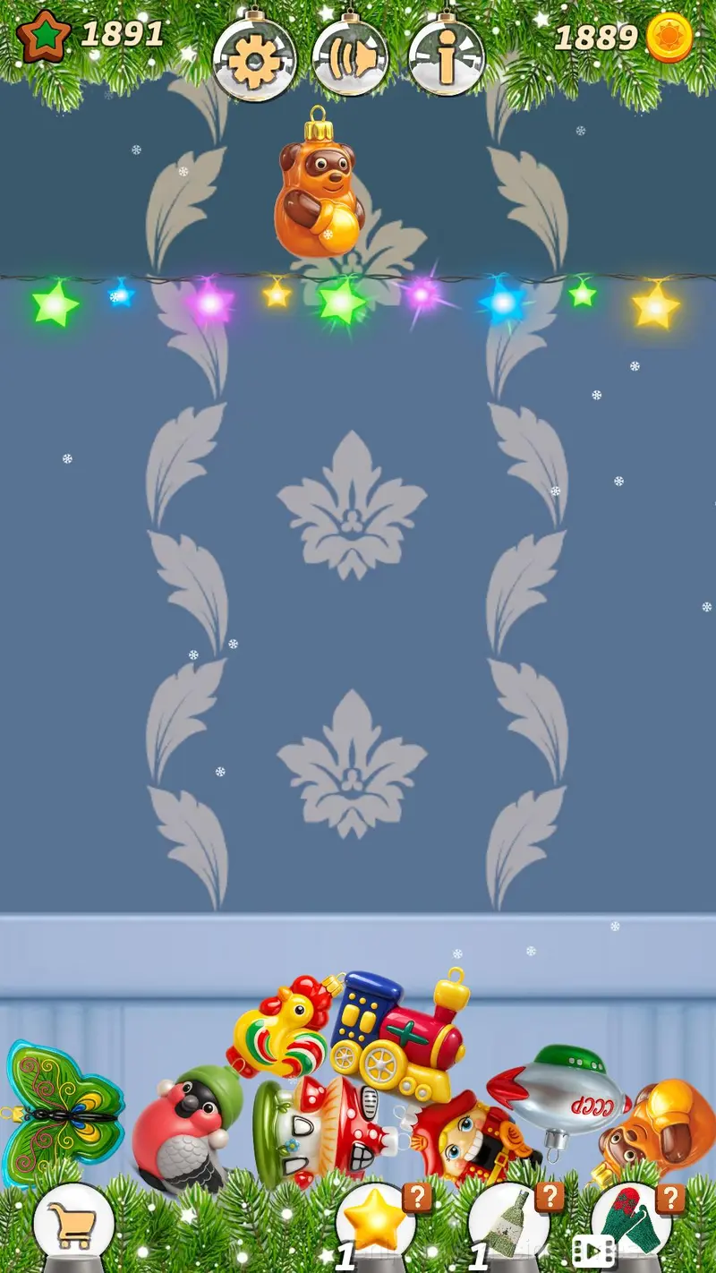New Year glass balls gameplay screenshot 1