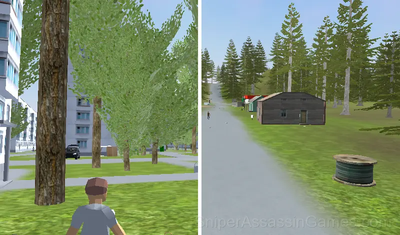 Play Survival simulator in the yard