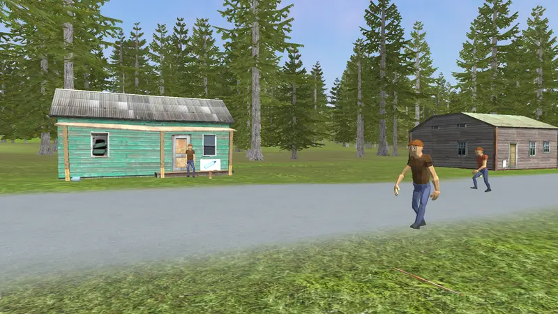 Survival simulator in the yard gameplay screenshot 2
