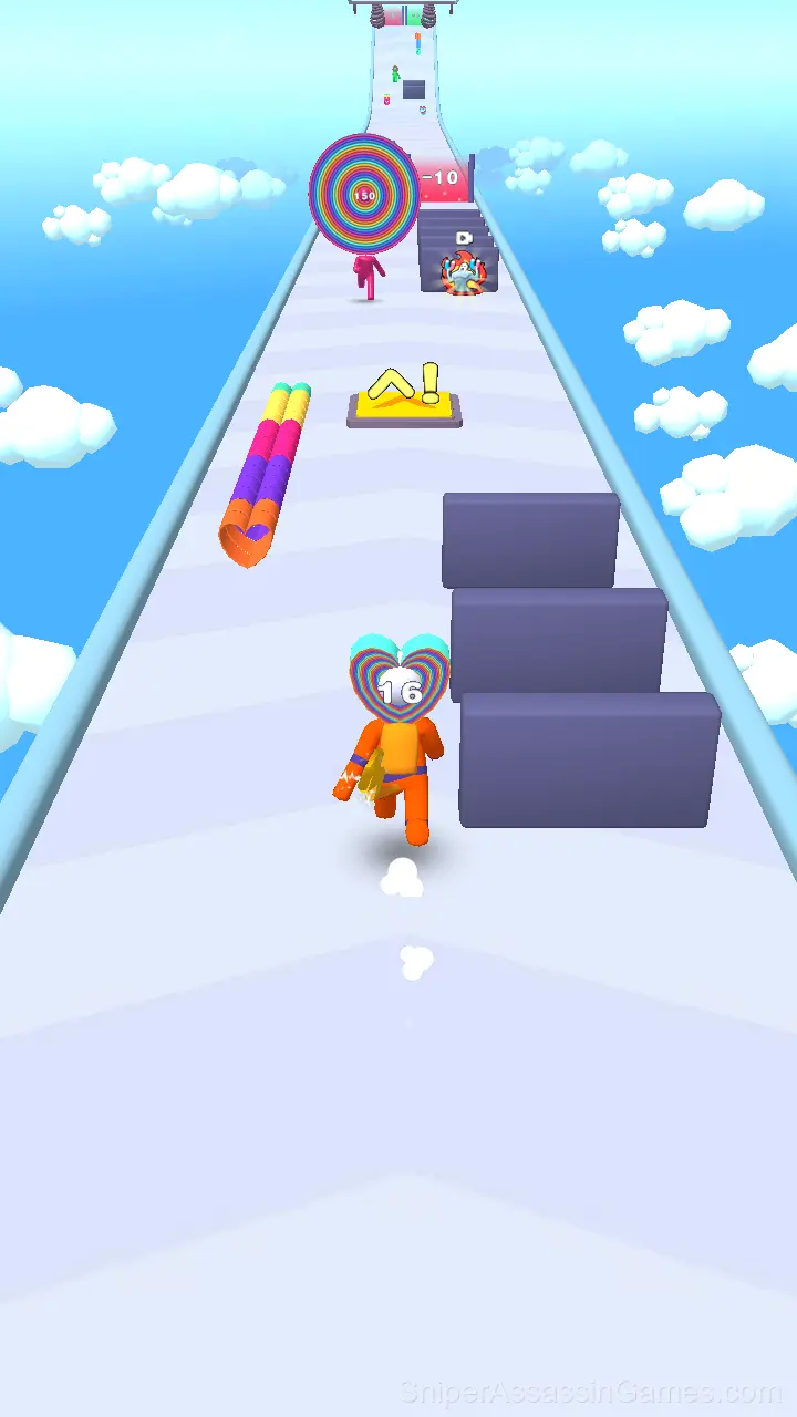 Rainbow Circle Boy gameplay screenshot 1