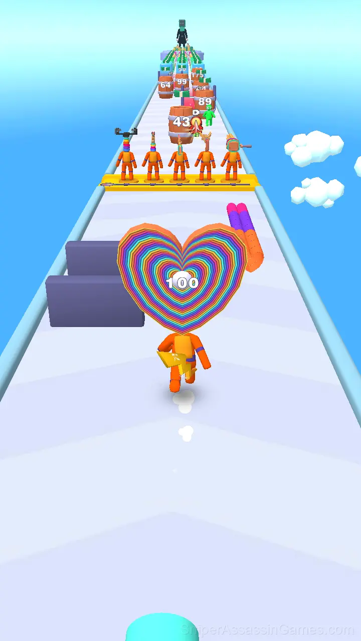 Rainbow Circle Boy gameplay screenshot 2
