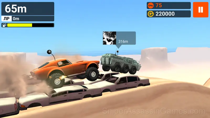 Drive Hill: Monster Trucks gameplay screenshot 2
